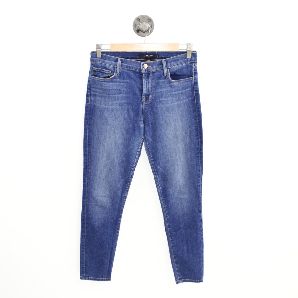J Brand Capri Blue Code Skinny Jean 143115